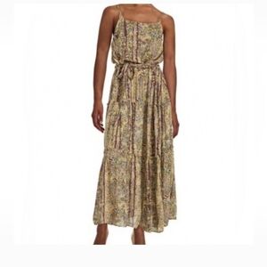 Free People Valerie Dress Nwt XS Dusty Plum Combo